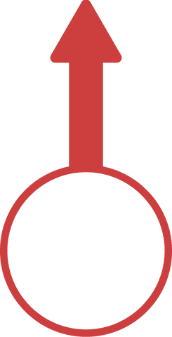 Red Arrow on Transparent Background Pointing Upward - Download Free Stock Videos Pikwizard.com