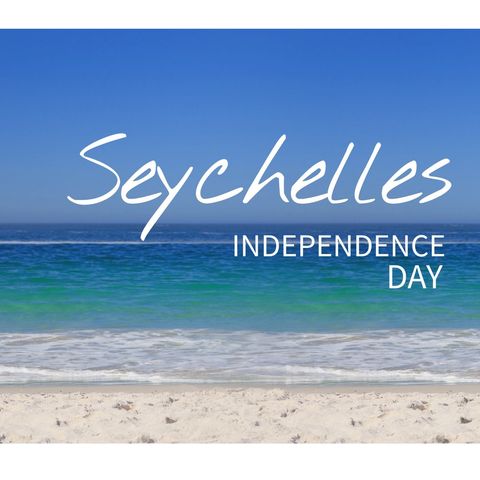Seychelles Independence Day Beach Celebration Design - Download Free Stock Templates Pikwizard.com
