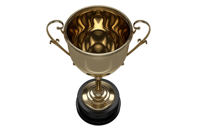 Transparent High Angle Golden Trophy with Black Base Cup - Download Free Stock Videos Pikwizard.com