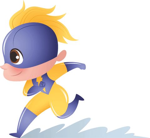 Transparent Fun Fairy Tale Superhero Character Illustration - Download Free Stock Videos Pikwizard.com