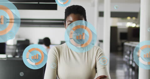 Businesswoman Conceptualizing Digital Innovative Network