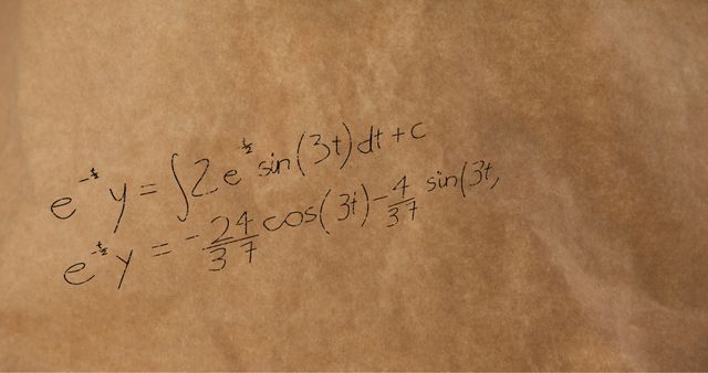 Mathematical Equations on Textured Brown Surface - Download Free Stock Images Pikwizard.com