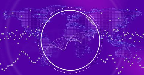 Global DNA Strand Technology Over World Map - Download Free Stock Images Pikwizard.com