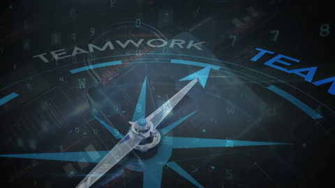 Animation Symbolizing Teamwork and Digital Collaboration