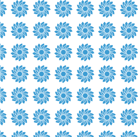 Blue Flower Pattern Transparent on Seamless Background - Download Free Stock Videos Pikwizard.com