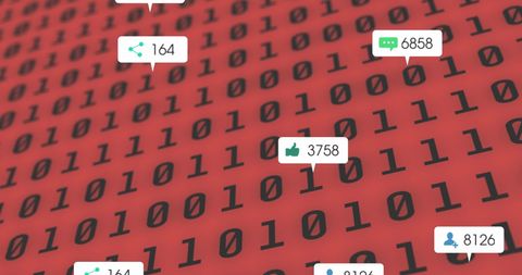 Social Media Engagement Analysis on Binary Data - Download Free Stock Images Pikwizard.com