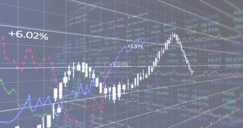 Data Analytics with Stock Market Chart Display - Download Free Stock Images Pikwizard.com