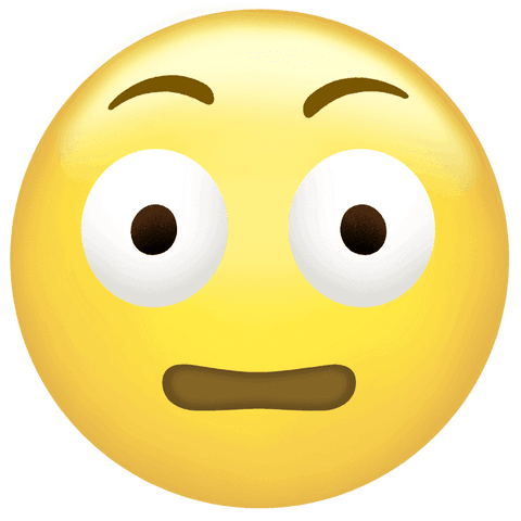 Perplexed Yellow Emoji on Transparent Background - Download Free Stock Videos Pikwizard.com