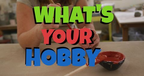 Caucasian Woman Engaged in Pottery Making as Hobby
