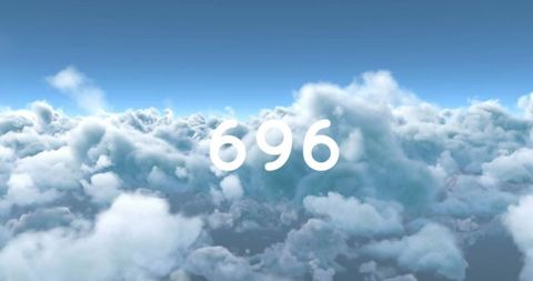 Magical Number Appearing Amongst Dreamy Clouds - Download Free Stock Images Pikwizard.com