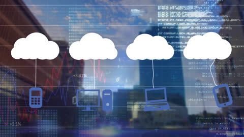 Cloud Computing over Financial Data Analysis