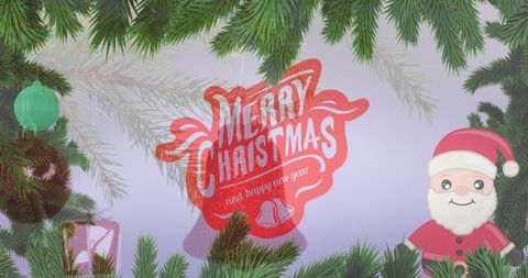 festive christmas celebration greeting with santa claus - Download Free Stock Images Pikwizard.com