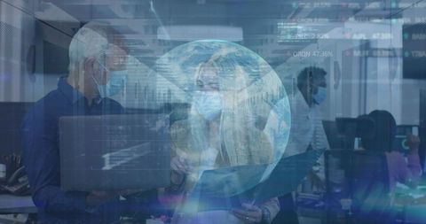 Global Business Collaboration Amidst Pandemic with Data Overlay