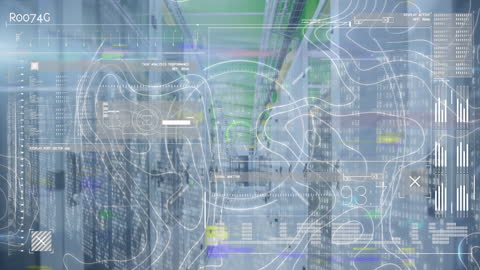 Abstract Visualization of AI and Microprocessor Connections