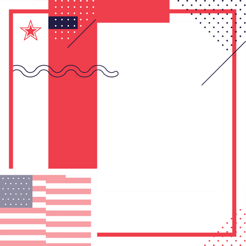 transparent modern geometric layout with patriotic elements - Download Free Stock Videos Pikwizard.com