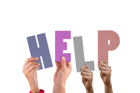 Hands Holding HELP Text on Transparent Background - Download Free Stock Videos Pikwizard.com
