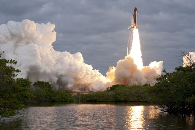 Space Shuttle Endeavour Launching from Kennedy Space Center, May 16, 2011 - Download Free Stock Photos Pikwizard.com