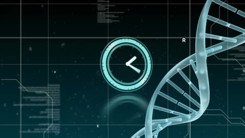 Futuristic DNA Research with Clock and Data