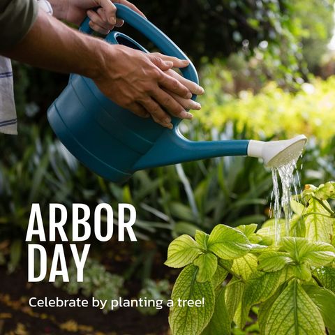 celebrating arbor day with gardening and tree planting - Download Free Stock Templates Pikwizard.com