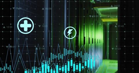 Data analysis and networking in server room