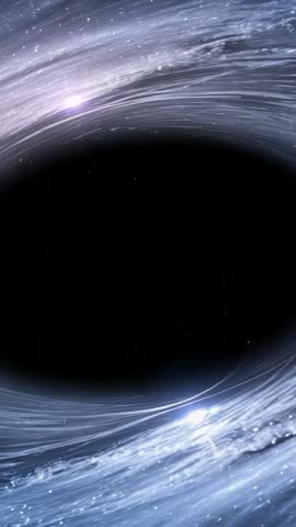 Vertical Video of Swirling Black Hole Pulling Luminous Accretion Disk and Stellar Flares