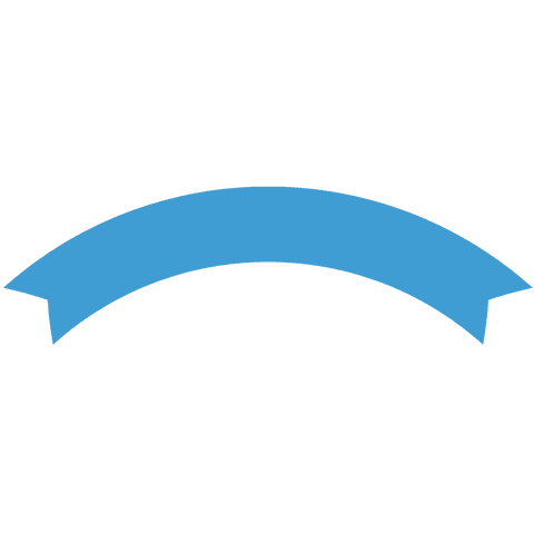 Blue Transparent Ribbon Banner on White Background - Download Free Stock Videos Pikwizard.com