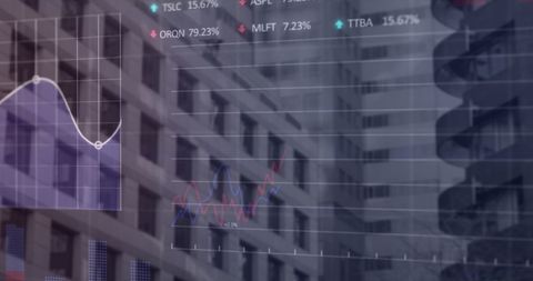 financial data analysis with urban architecture background - Download Free Stock Images Pikwizard.com