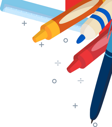 transparent background with floating stationery in minimal style - Download Free Stock Videos Pikwizard.com