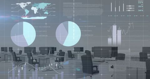 Digital Financial Analysis and Data Visualization - Download Free Stock Images Pikwizard.com