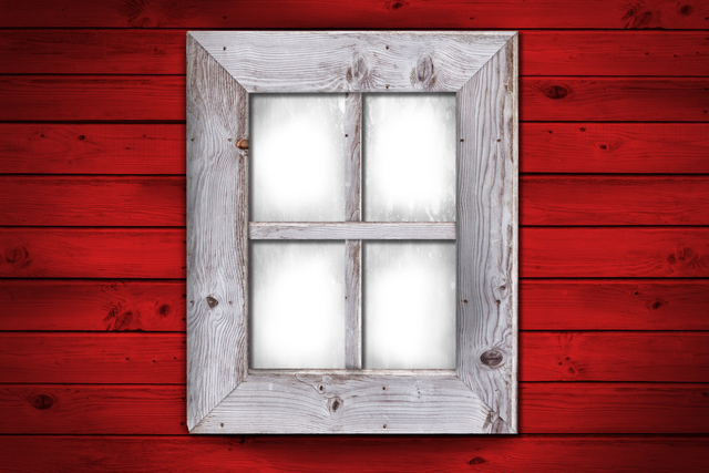 Rustic Wooden Window Frame With Transparent Center - Download Free Stock Videos Pikwizard.com