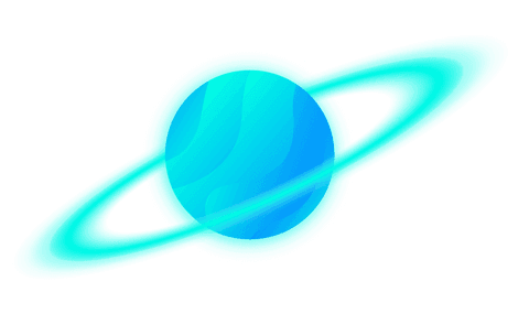 transparent ringed planet vector with glowing atmosphere - Download Free Stock Videos Pikwizard.com
