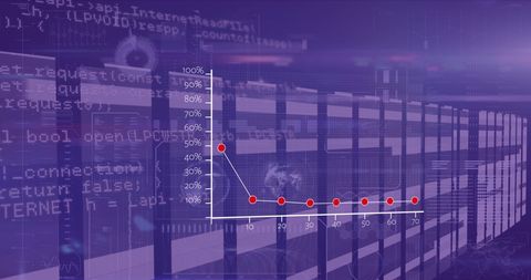 Analyzing Digital Data and Networking Graph - Download Free Stock Images Pikwizard.com
