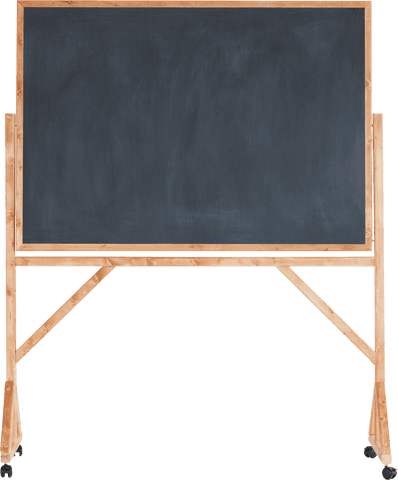Transparent Blackboard on Wooden Stand for Education Projects - Download Free Stock Videos Pikwizard.com