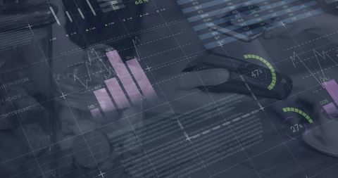 Analyzing Digital Data Insights with Technology Interface - Download Free Stock Images Pikwizard.com