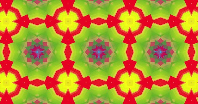 Colorful Kaleidoscope Pattern in Seamless Motion - Download Free Stock Images Pikwizard.com