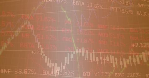 Volatile Stock Market Data on Display - Download Free Stock Images Pikwizard.com