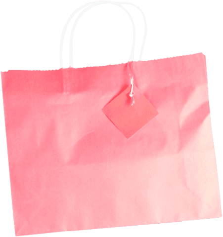 pink present bag with tag on transparent background for birthdays - Download Free Stock Videos Pikwizard.com