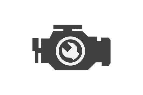 transparent engine icon with spanner for mechanical service branding - Download Free Stock Videos Pikwizard.com