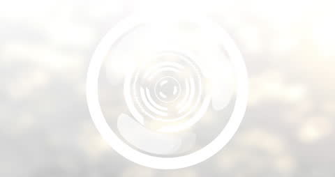 Abstract Spinning Digital Scanner in Soft Focused Light