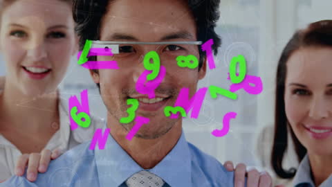 Futuristic Networking with Diverse Business Team and Virtual Data