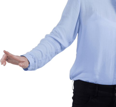 businesswoman interacting with digital transparent system interface - Download Free Stock Videos Pikwizard.com