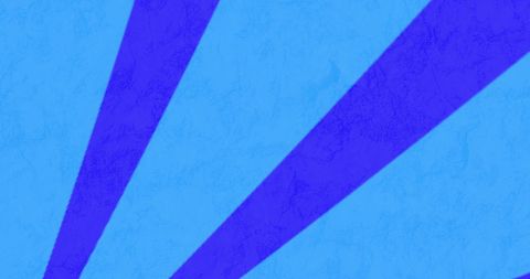 Abstract rotating blue stripes on patterned background
