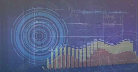 Futuristic Business Analytics with Holographic Display - Download Free Stock Images Pikwizard.com