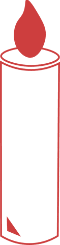 red candle digital illustration on transparent background - Download Free Stock Videos Pikwizard.com