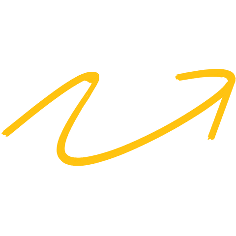 Yellow Curved Arrow on Transparent Background Vector Illustration - Download Free Stock Videos Pikwizard.com