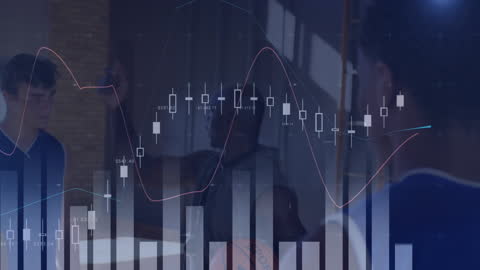 Basketball Players Analyzing Data with Futuristic Interface
