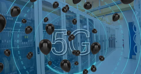5G Network Technology with Digital Interface Over Data Servers
