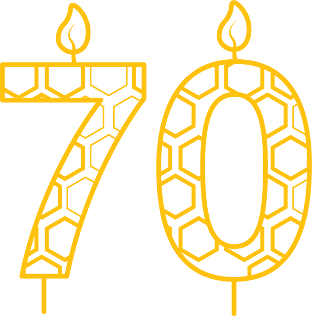 70th Birthday Number Candles Isolated on Transparent Background - Download Free Stock Videos Pikwizard.com