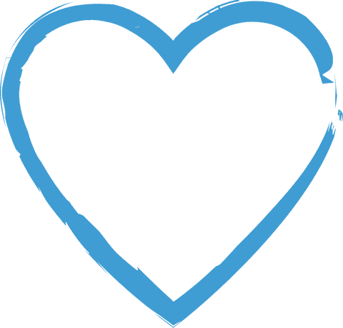 Blue Heart Sketch Illustration on Transparent Background - Download Free Stock Videos Pikwizard.com