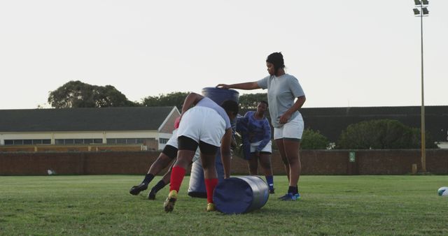 Rugby Players Training Outdoors on Field - Download Free Stock Images Pikwizard.com